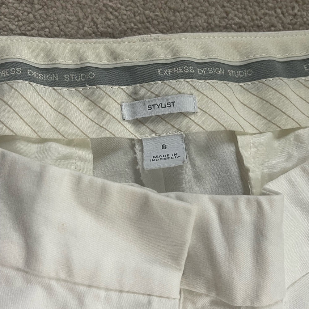 Express Cream wide leg  Pants